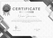 Certificates & Education - 九游体育fengyi